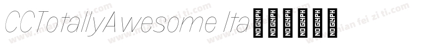 CCTotallyAwesome Ita字体转换